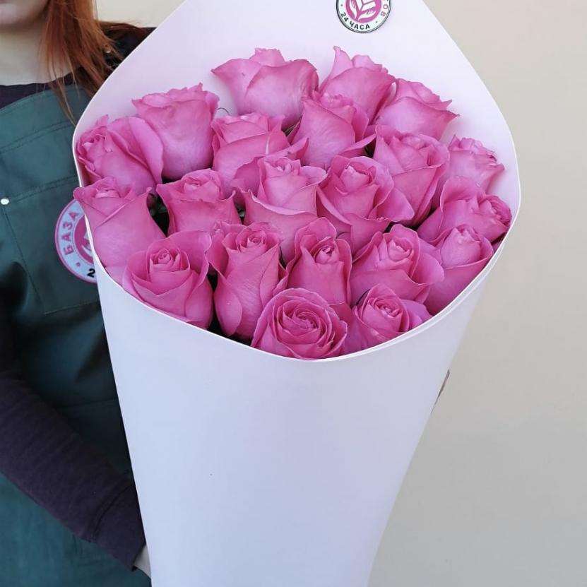Букеты из розовых роз 70 см (Эквадор) код товара: 176176