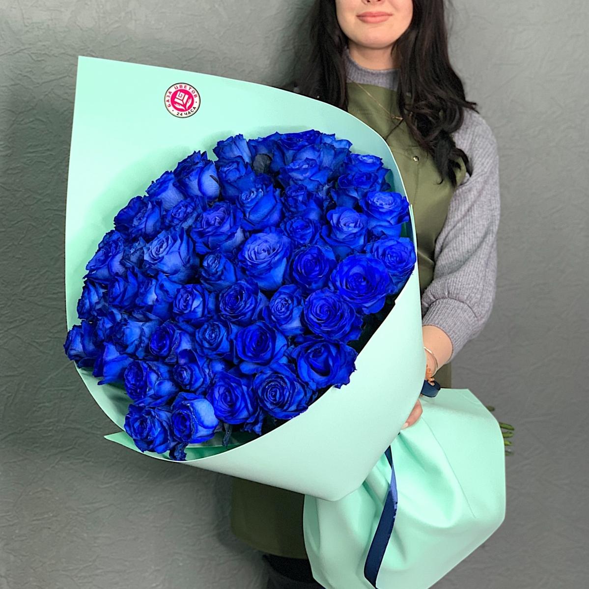 Букеты из синих роз (Эквадор) Артикул  177100
