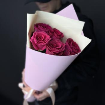 Букеты из розовых роз 40 см (Эквадор) код товара: 83468