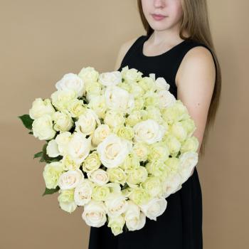 Букет из белых роз 75 шт. (40 см) (артикул букета  85624)